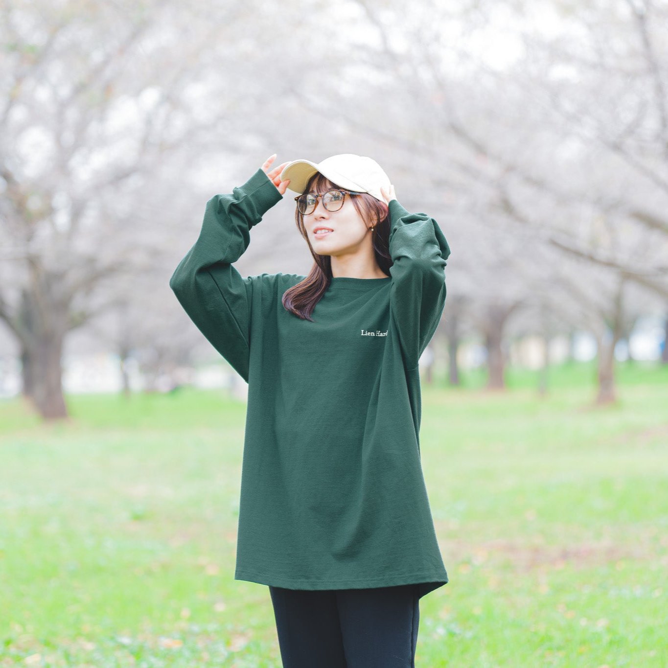 Logo Long T-Shirt｜Lien Harden 定番ロゴ入りロンT (unisex)