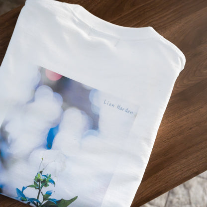 アートロングスリーブTシャツ「一輪の花」