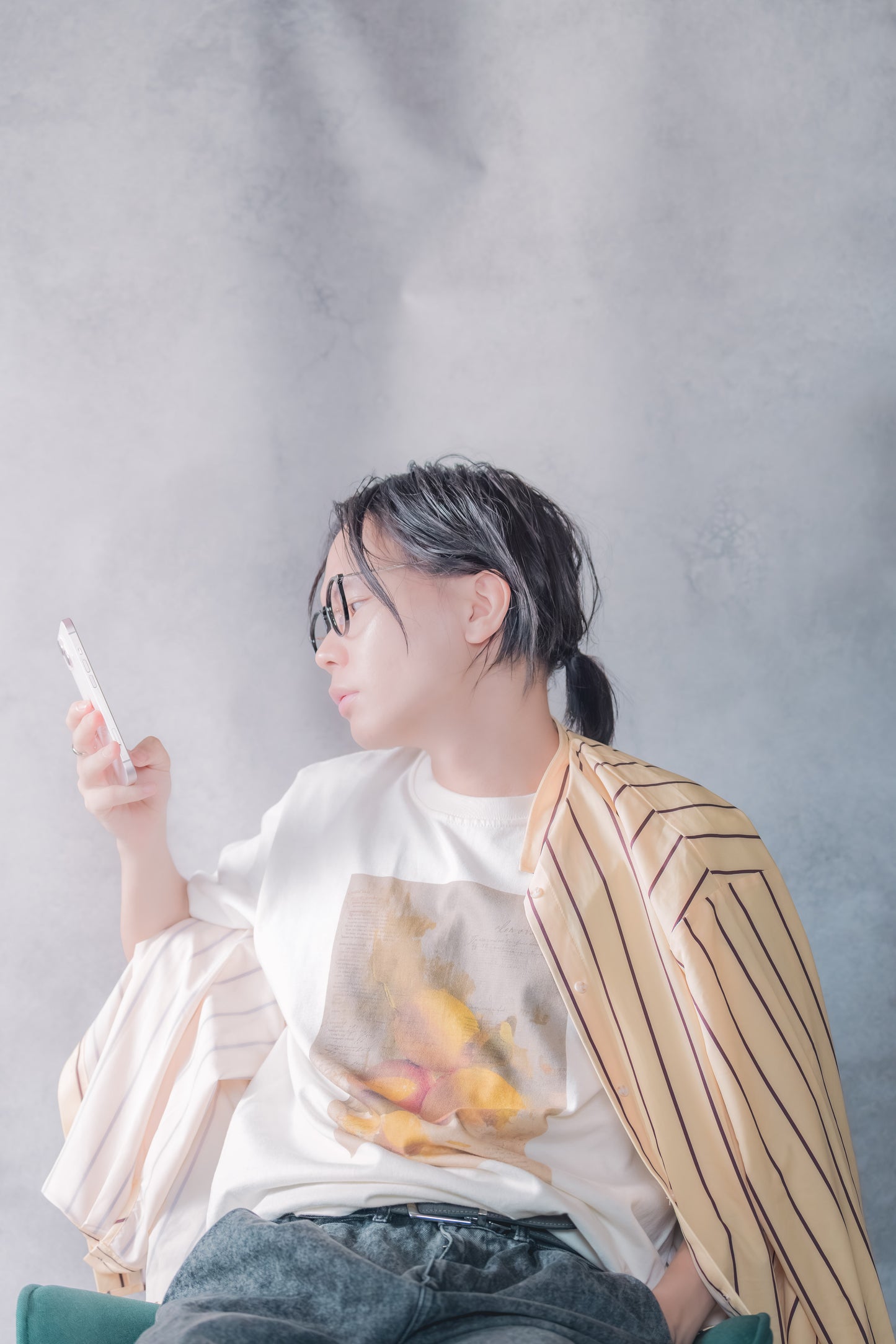 【数量限定】半袖アートTシャツ - 「レモンと静かな午後」