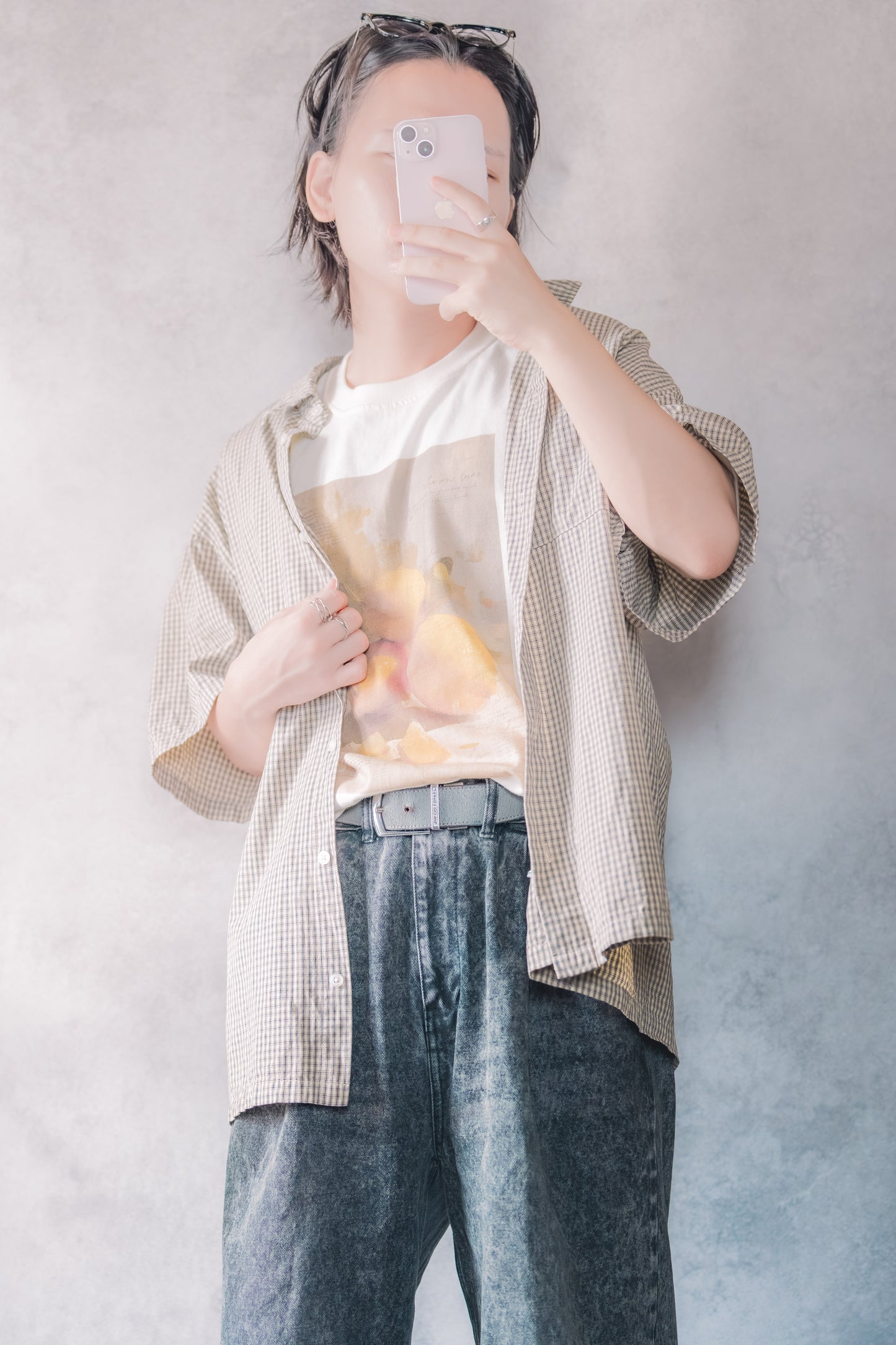 【数量限定】半袖アートTシャツ - 「レモンと静かな午後」
